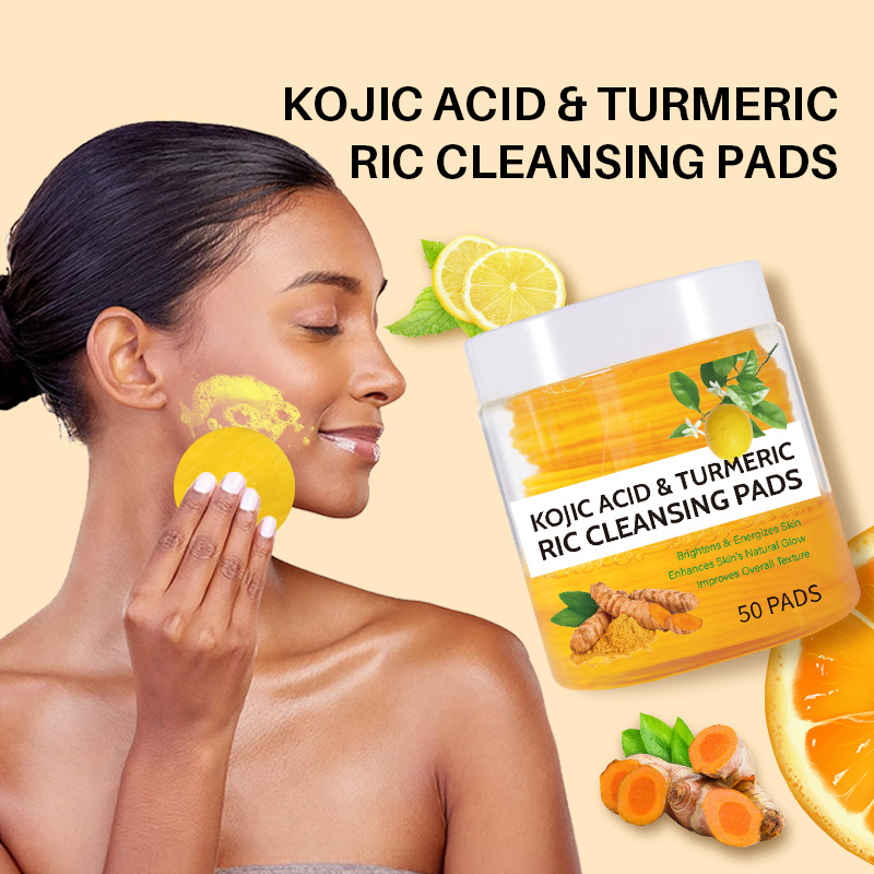 50pcs Turmeric Cleansing Pads  - Beauty Makeup Events reseña y precio