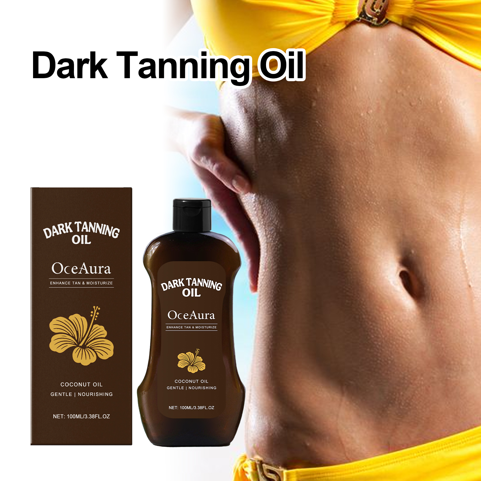 Summer Self Tanner Oil Tanned  - Body Shimmer Lotion reseña y precio