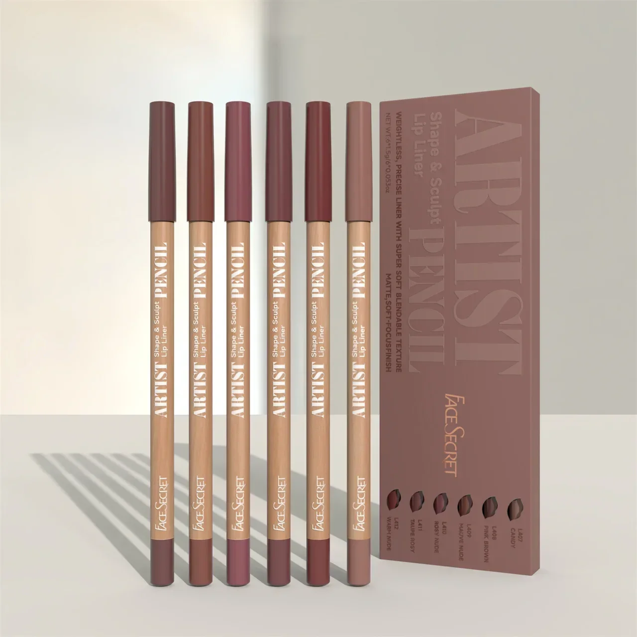 6pcs/set Lip Liner Pen 6 Color - Lip Liner Pencil reseña y precio